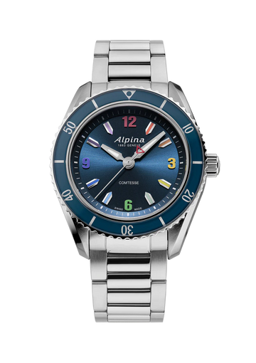 Alpina Alpiner Comtesse Sport Ladies Quartz Rainbow AL-235NRB3C6B